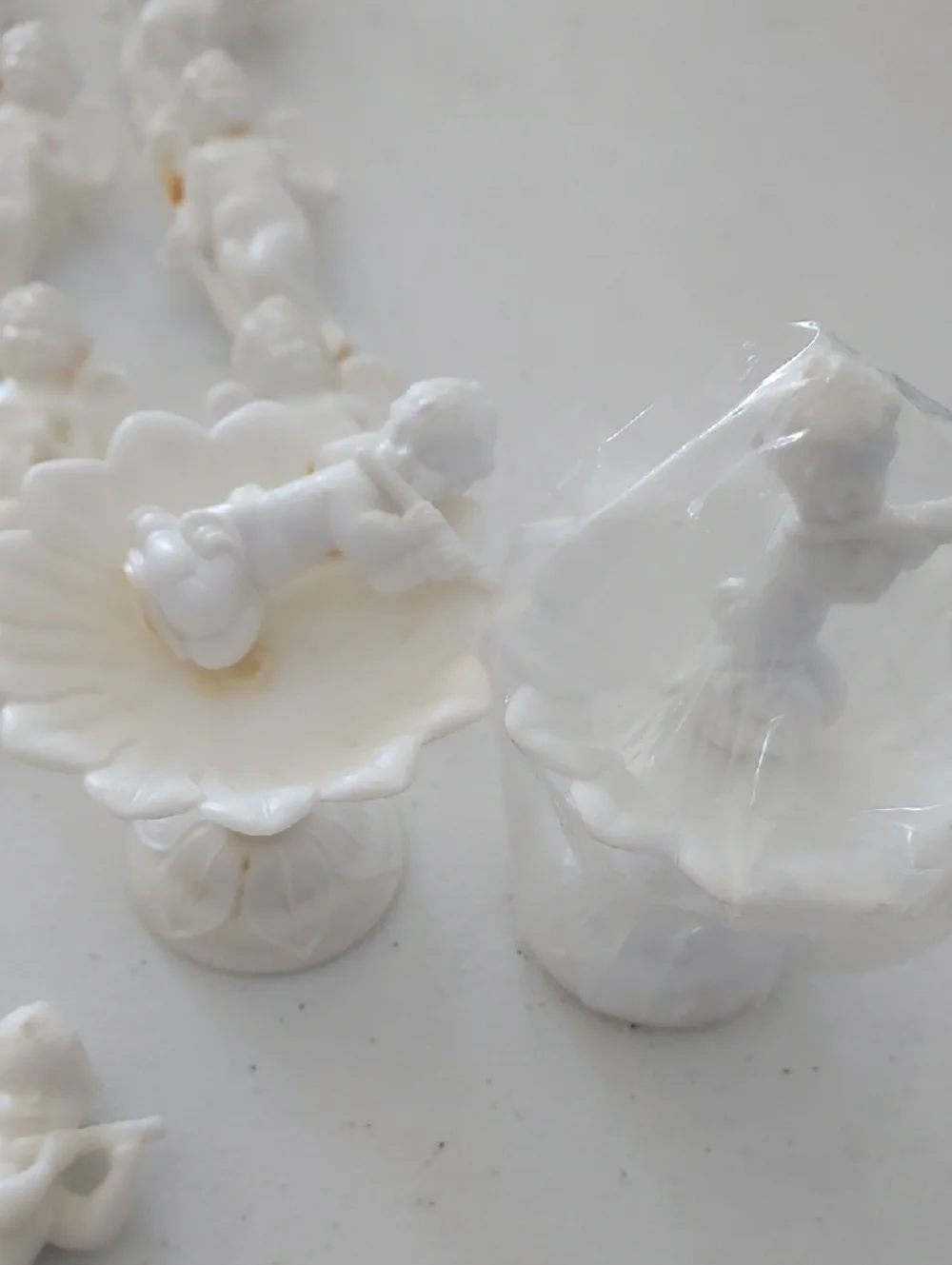 Wilton White Angels Cherub Cake Decorations Wedding Decorations